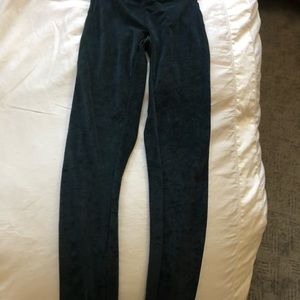 James Perse velvet leggings size 0 brand new
